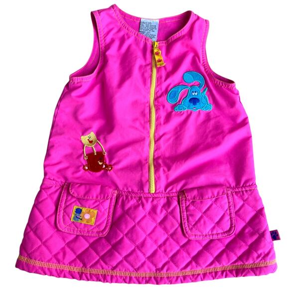 Viacom Nickelodeon Nick Jr. Blue's Clues Jumper Dress Kids Sz 3T - Picture 2 of 8